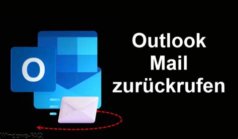 outlook mail zurückrufen|Outlook: Versendete Mail zurückrufen .